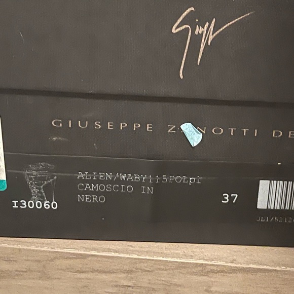 Giuseppe Zanotti ALIEN/WABY115 lace up black suede heels - Picture 7 of 9